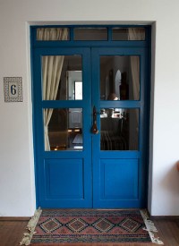 Hacienda Cusin - my bedroom door