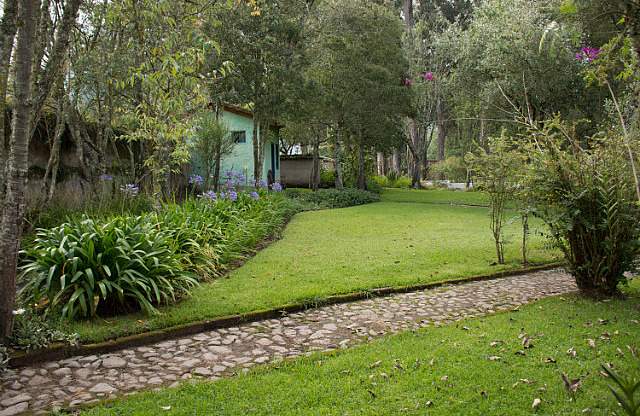 The grounds of Hacienda Cusin