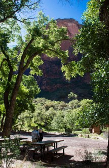 Picnic site near Angel's Landing