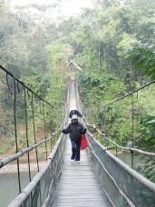 Suspension bridge at Chiang Dao Elephant Camp