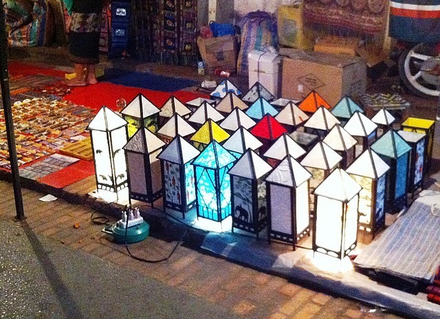 Lanterns for sale at the night market