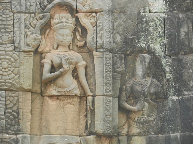 Carving at Ta Prohm