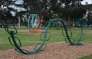 Fanciful playground equipment