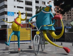Whimsical street art