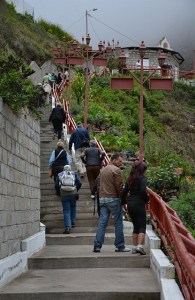 Aboriginal museum at top of stairs
