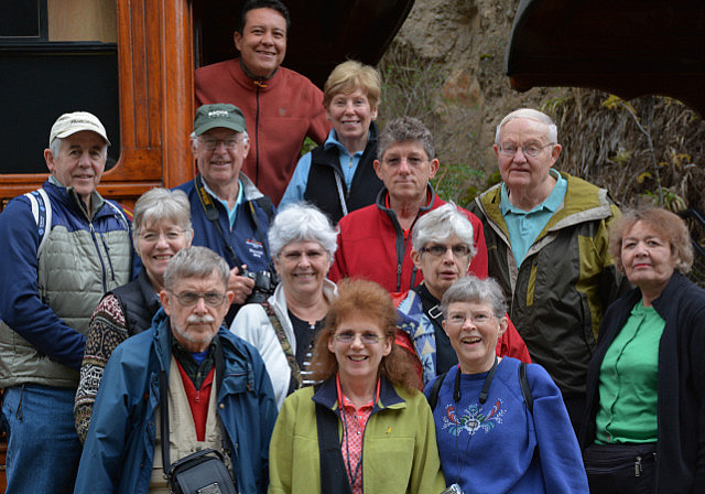 My tour mates - Gonzalo at the top