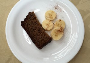 Banana cake at the Museo
