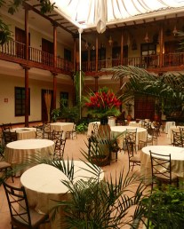 Interior courtyard, Hotel Santa Lucia
