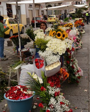 The flower market