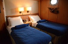 My bedroom on the MV Coral II