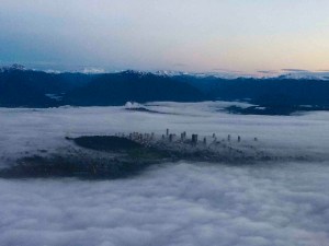 City in the clouds