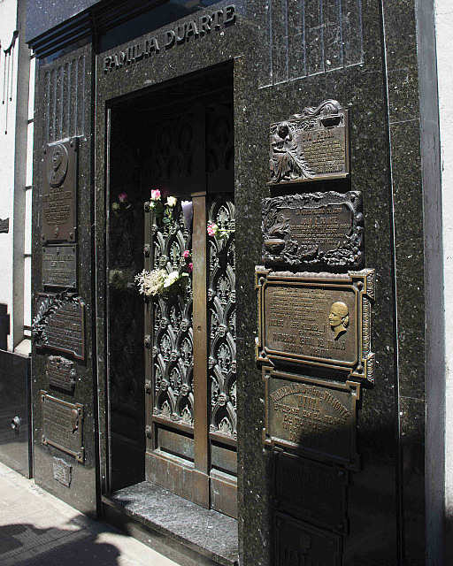 Eva Peron's resting place
