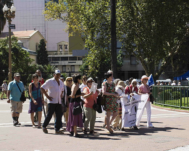 Mothers of the Disappeared marching