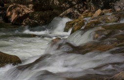A closer look at the waterfall