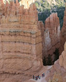 Sunset Point - some folks have taken the trail down