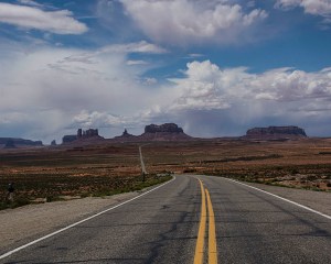 Looking toward Monument Valley