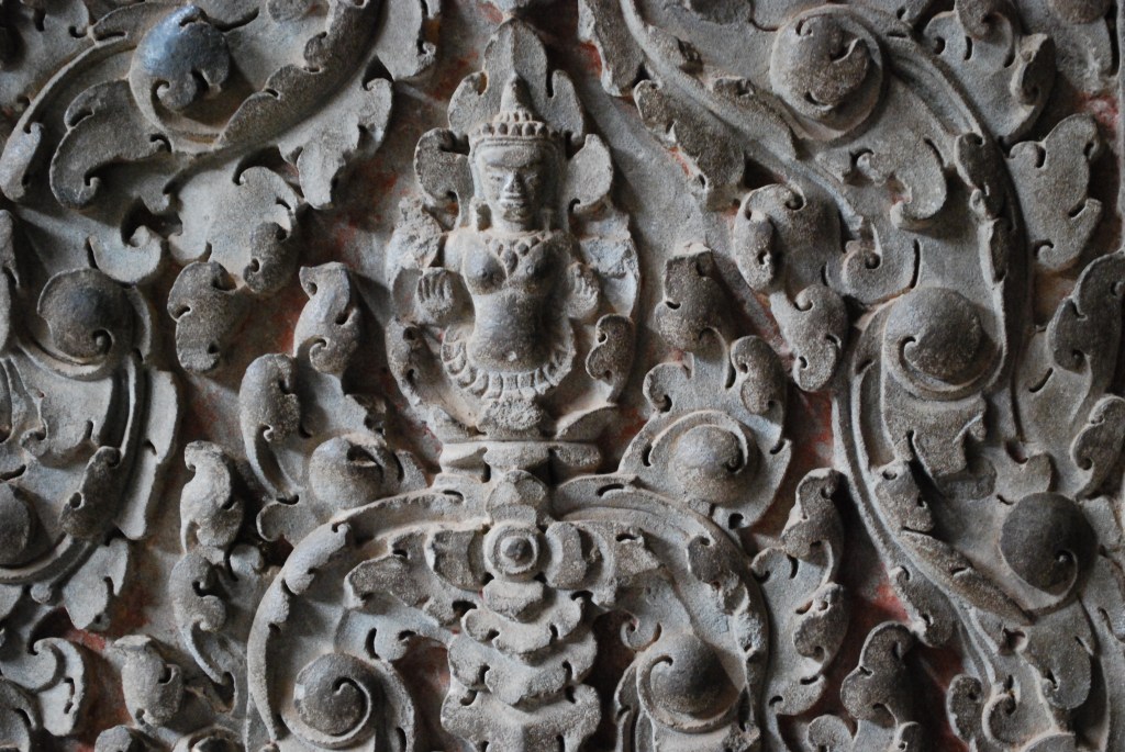 Bas relief carving detail