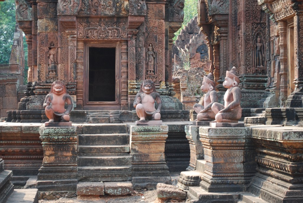 Inside Banteay Srei