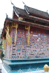 Mural in Japanese glass