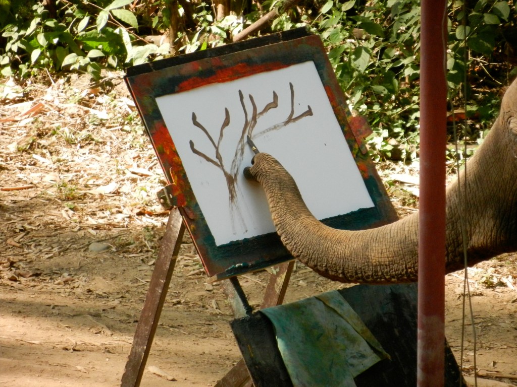 Artistic elephant