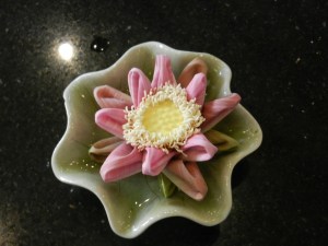 Lotus blossoms lend themselves to folding!