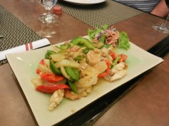 Seafood stir fry
