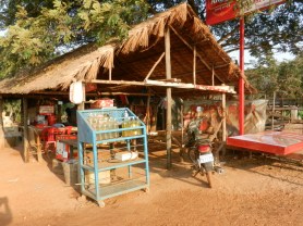 Cambodian gas station