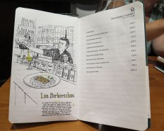 Casa Montaña menu