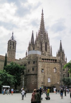 Another view of the Barcelona Cathedral
