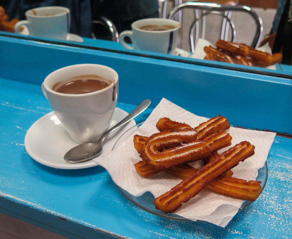 Churros and chocolate