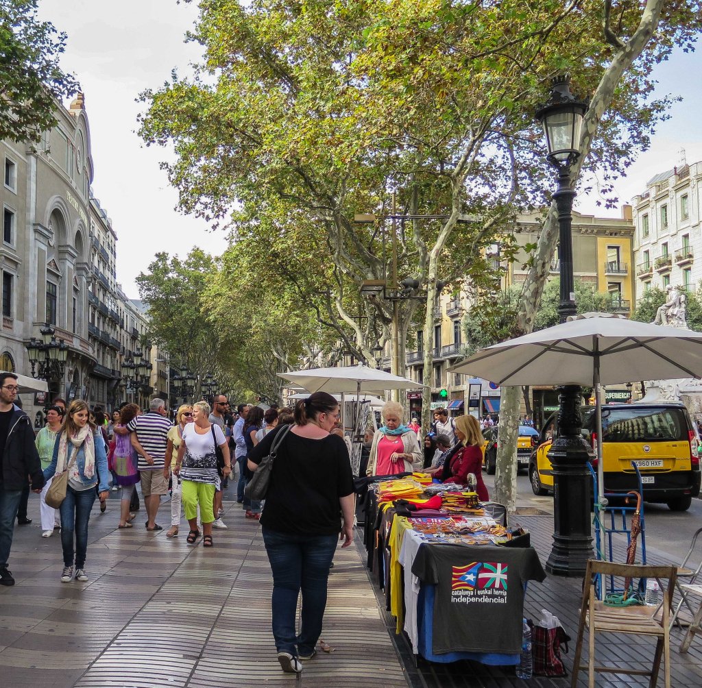Ramblers on Las Ramblas
