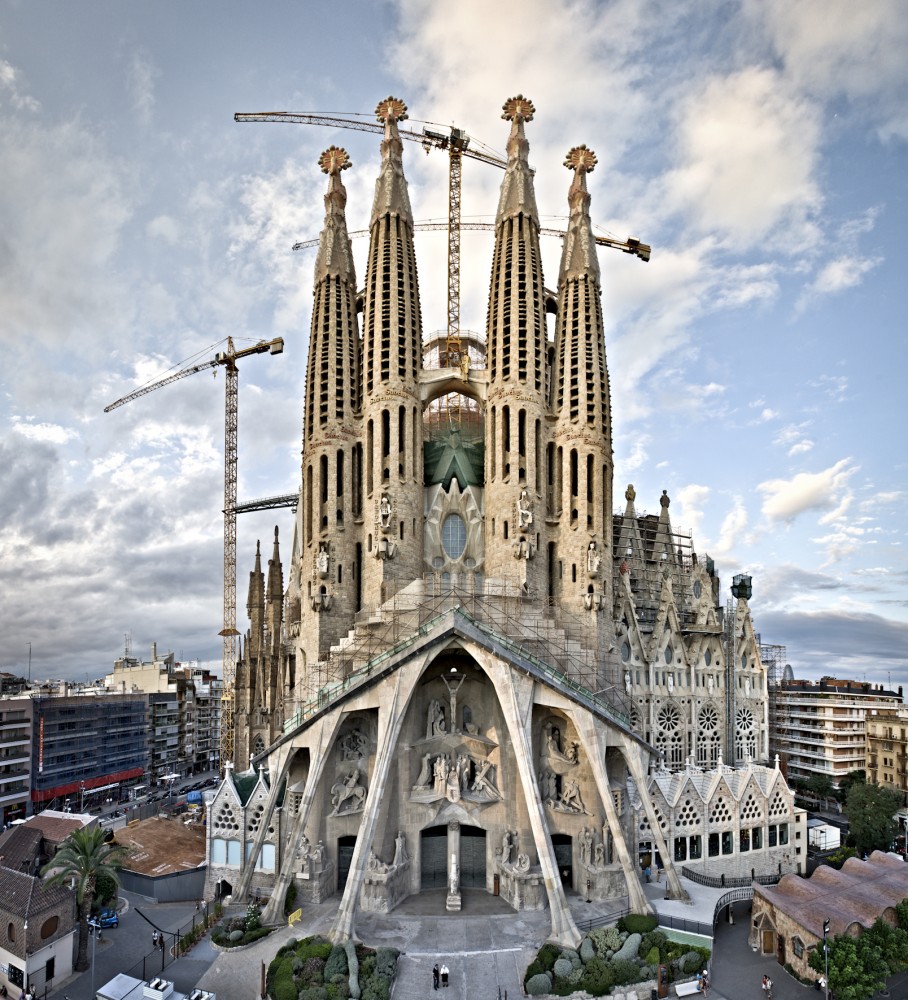 Stock photo of La Gagrada Familia in 2013 - I couldn't get this angle!