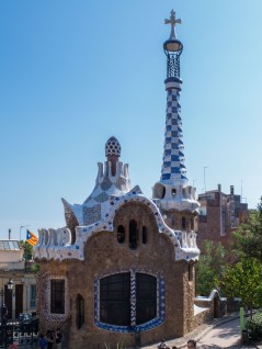 At the entrance to the Park