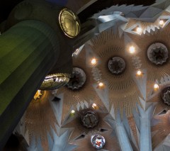 View of the ceiling of the main area