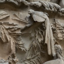 Nature-themed bird in old section